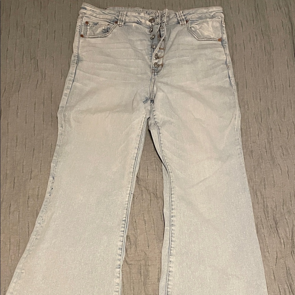 American Eagle Outfitters Light Wash Flare Jeans